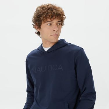  Nautica Erkek Lacivert Standart Fit Sweatshirt