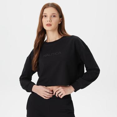  Nautica Kadın Siyah Sweatshirt