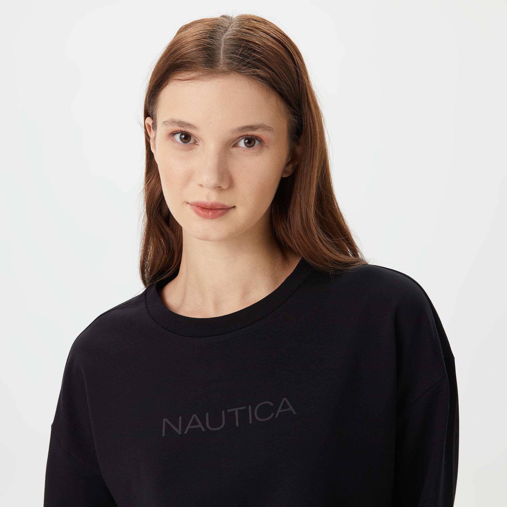 Nautica Kadın Siyah Sweatshirt