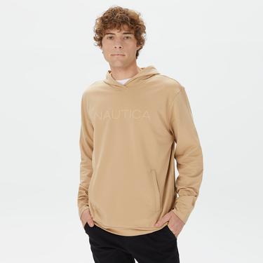  Nautica Erkek Bej Standart Fit Sweatshirt