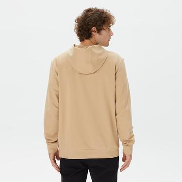  Nautica Erkek Bej Standart Fit Sweatshirt