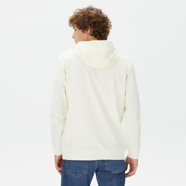  Nautica Erkek Krem Standart Fit Sweatshirt