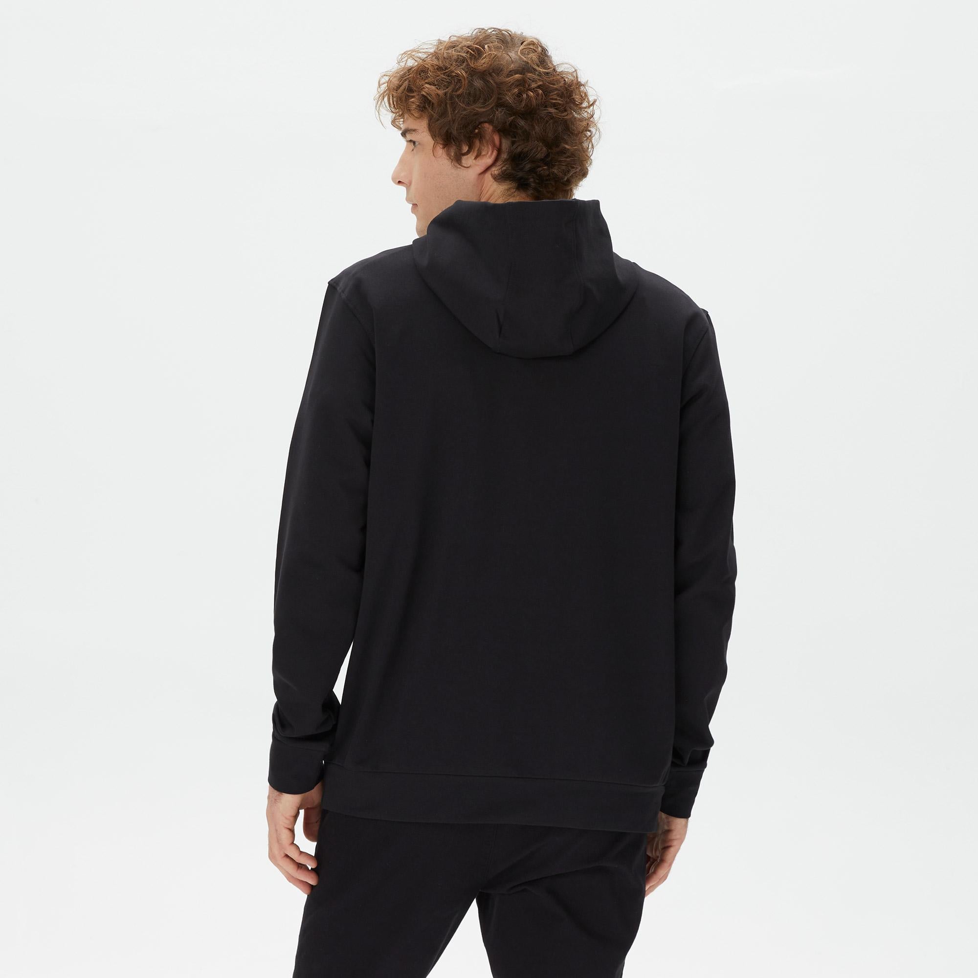 Nautica Erkek Siyah Standart Fit Sweatshirt