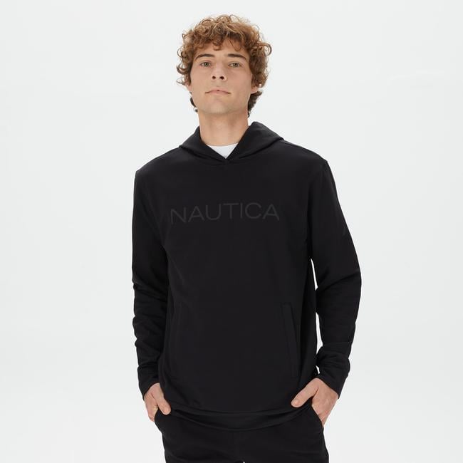  Nautica Erkek Siyah Standart Fit Sweatshirt