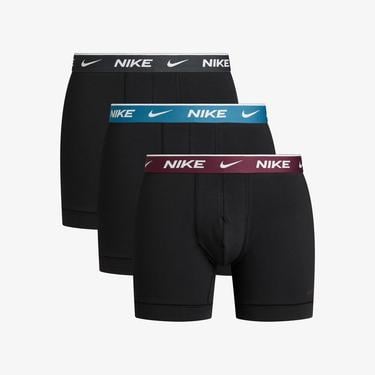  Nike Brief 3'lü Erkek Siyah Boxer