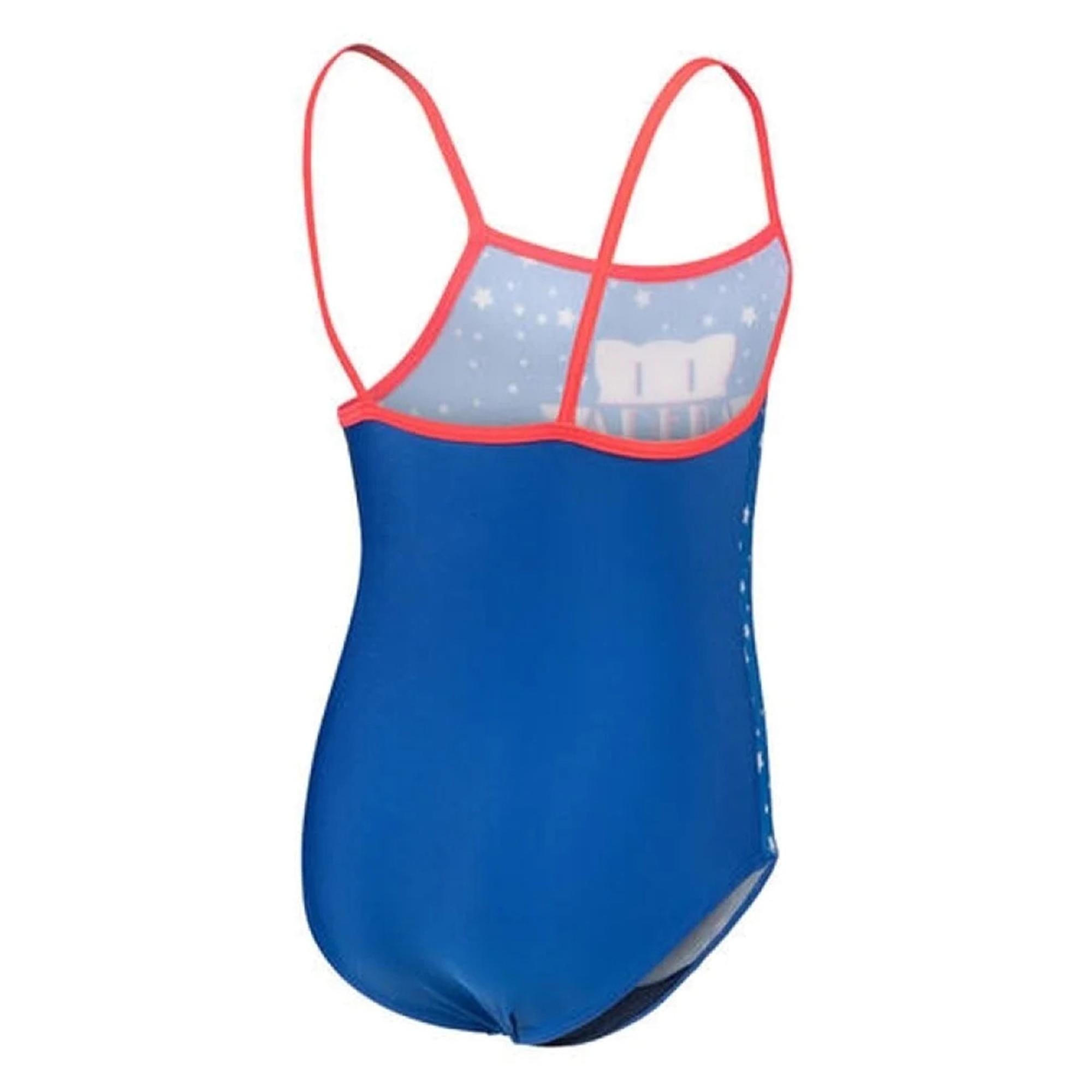 Friends Swimsuit U Back Çocuk Mavi Yüzücü Mayosu 006301850