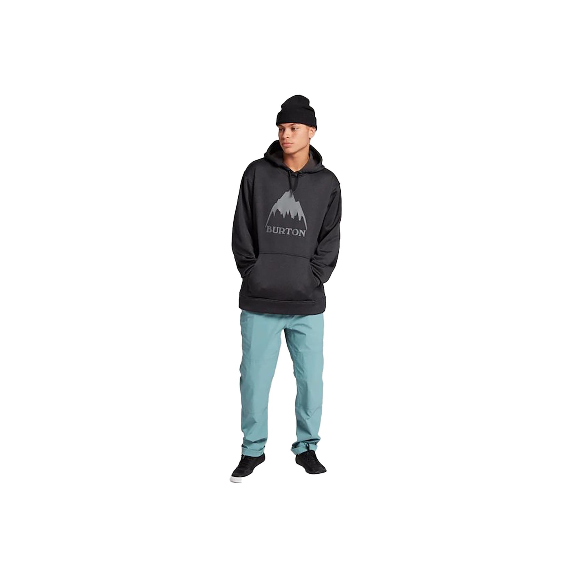 Burton Oak Pullover Hoodie Erkek Siyah Sweatshirt