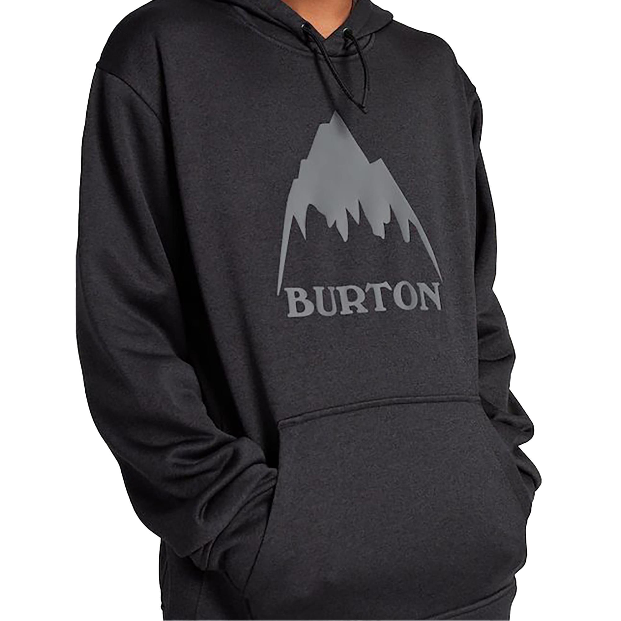 Burton Oak Pullover Hoodie Erkek Siyah Sweatshirt