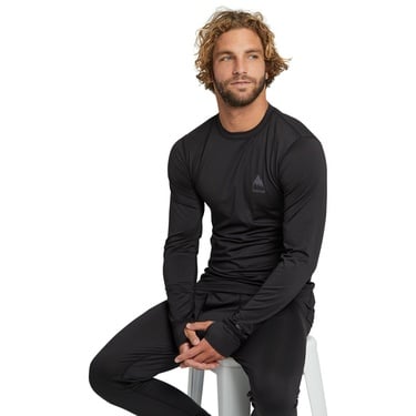  Burton Lightweight X Base Layer Crewneck Erkek Siyah Içlik Üst