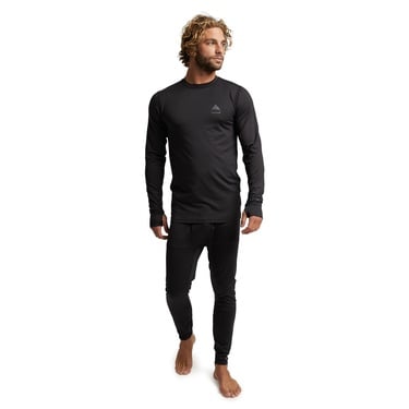  Burton Lightweight X Base Layer Crewneck Erkek Siyah Içlik Üst