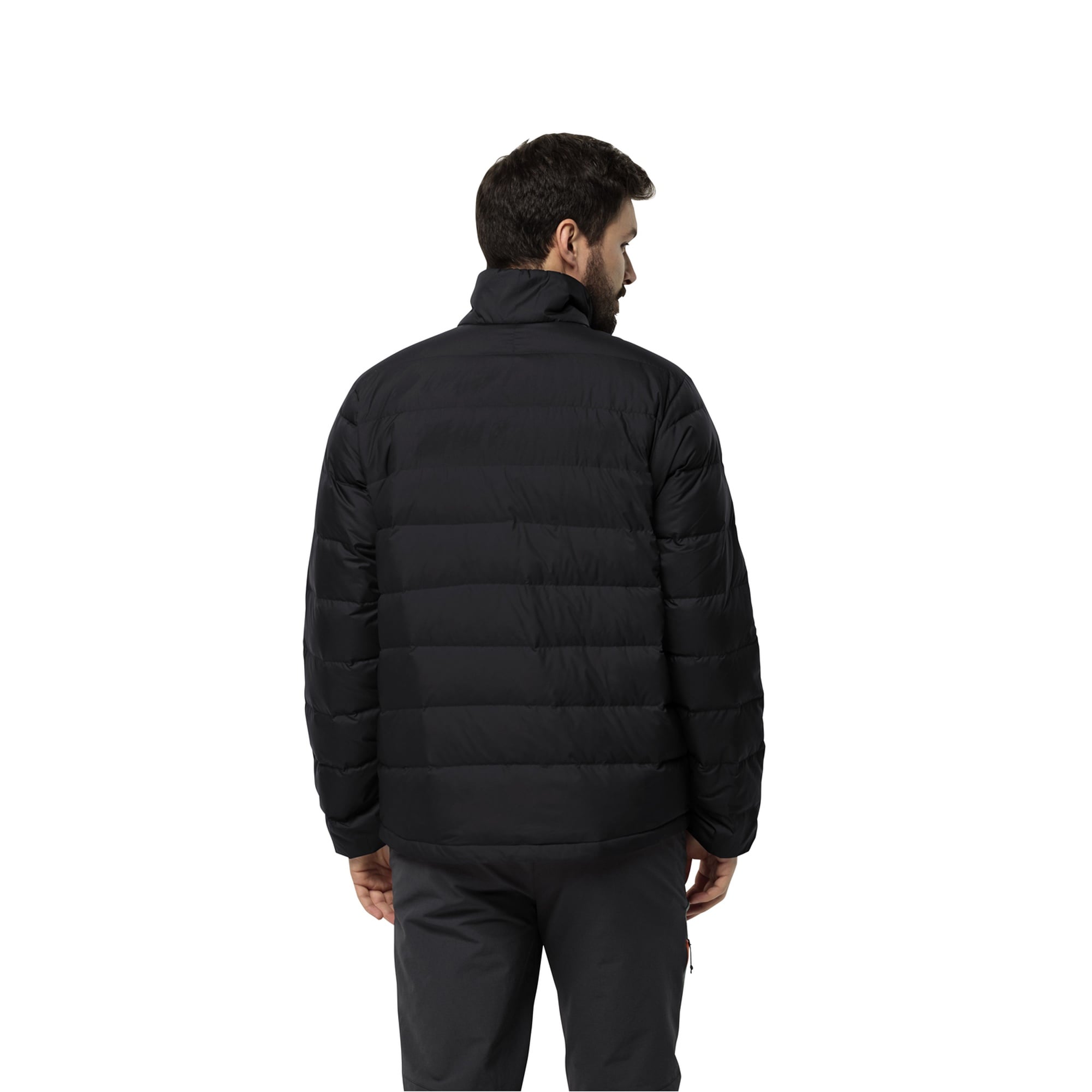 Jack Wolfskin Ather Down Erkek Siyah Outdoor Ceketi