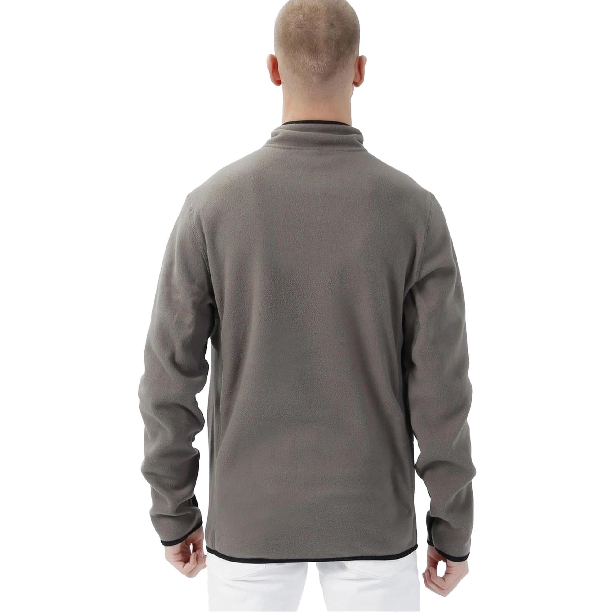 Quiksilver Mission Fz Erkek Gri Polar Ceket