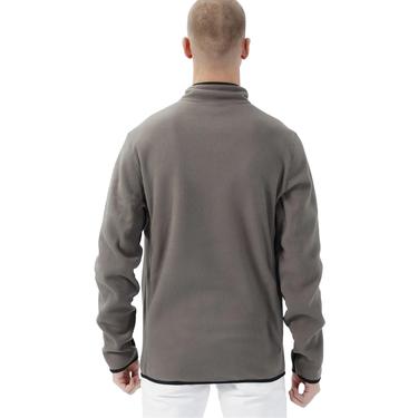  Quiksilver Mission Fz Erkek Gri Polar Ceket