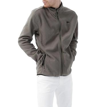  Quiksilver Mission Fz Erkek Gri Polar Ceket