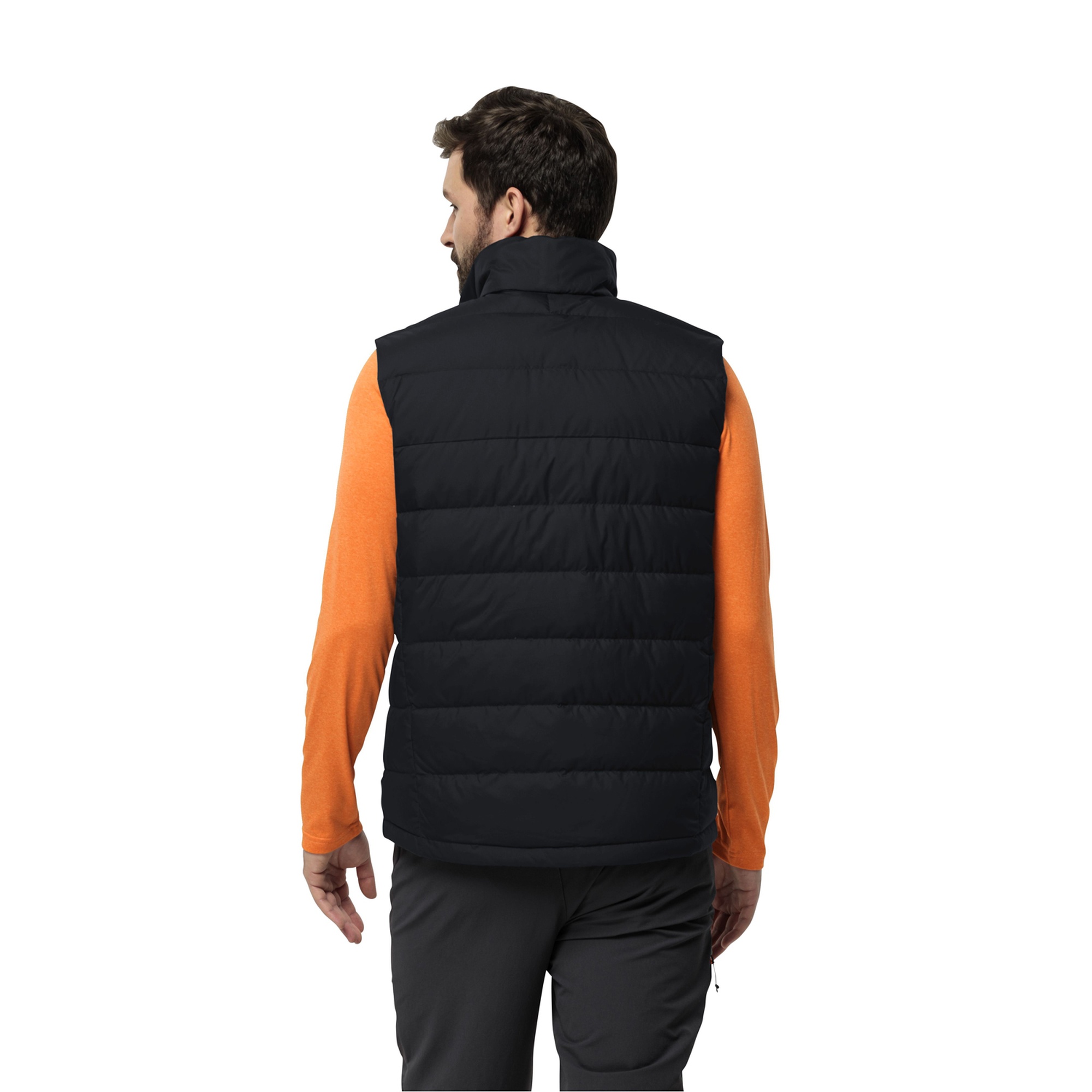 Jack Wolfskin Ather Down Vest Erkek Gri Yelek