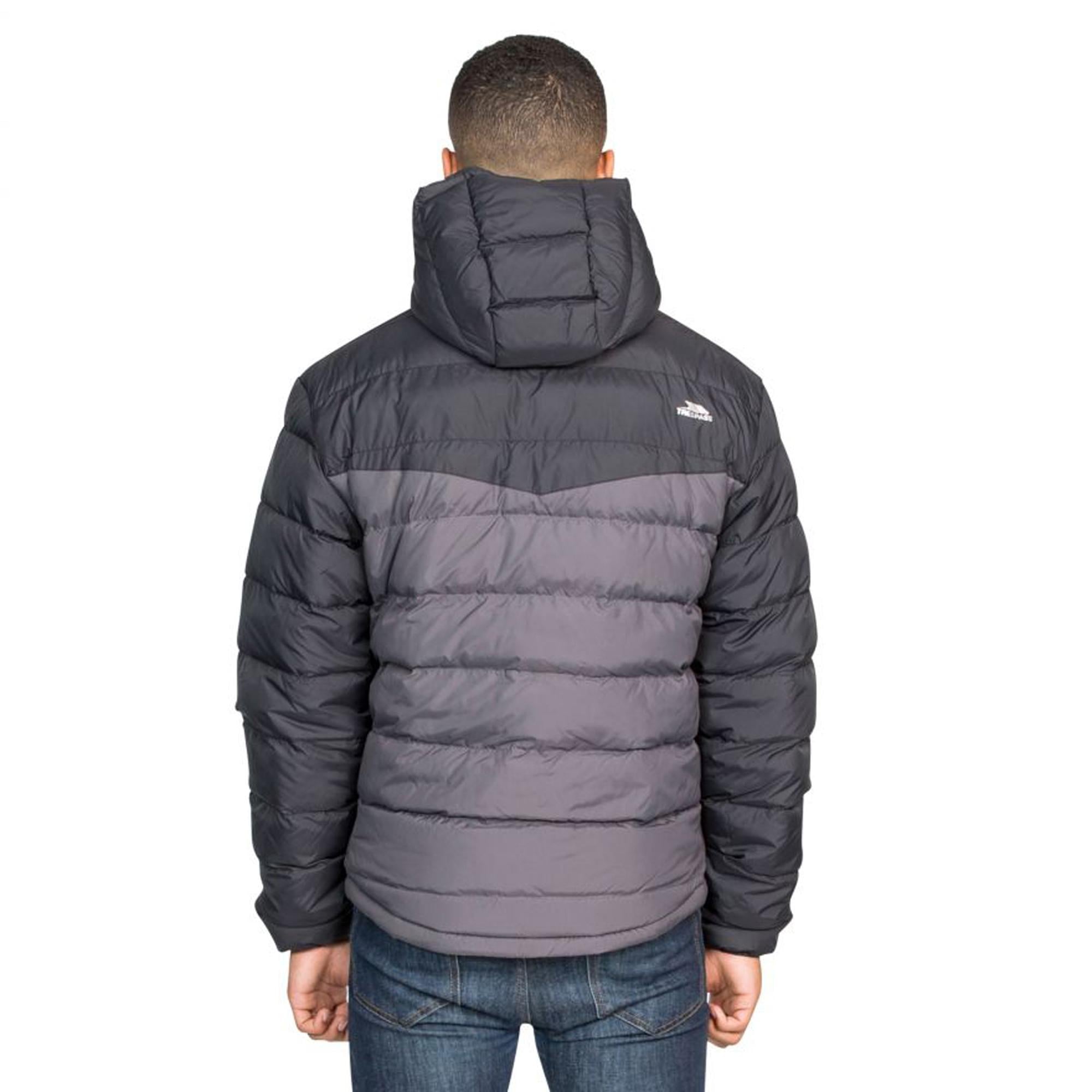 Trespass Oskar - Padded Erkek Siyah Outdoor Ceketi