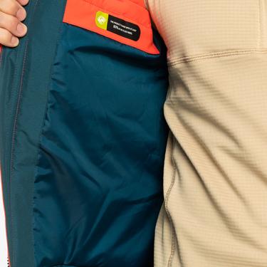  Quiksilver Mission Block Jk Erkek Kırmızı Snowboard Ceketi