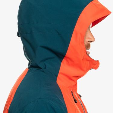  Quiksilver Mission Block Jk Erkek Kırmızı Snowboard Ceketi