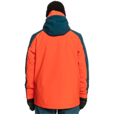  Quiksilver Mission Block Jk Erkek Kırmızı Snowboard Ceketi