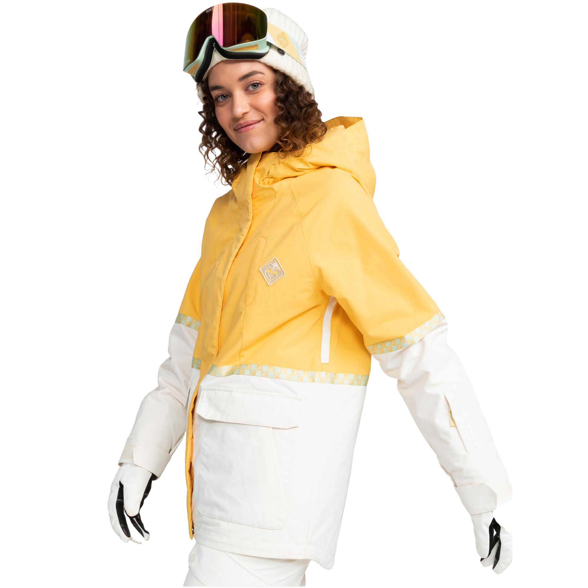 Roxy Ritual Kadın Sarı Snowboard Ceketi