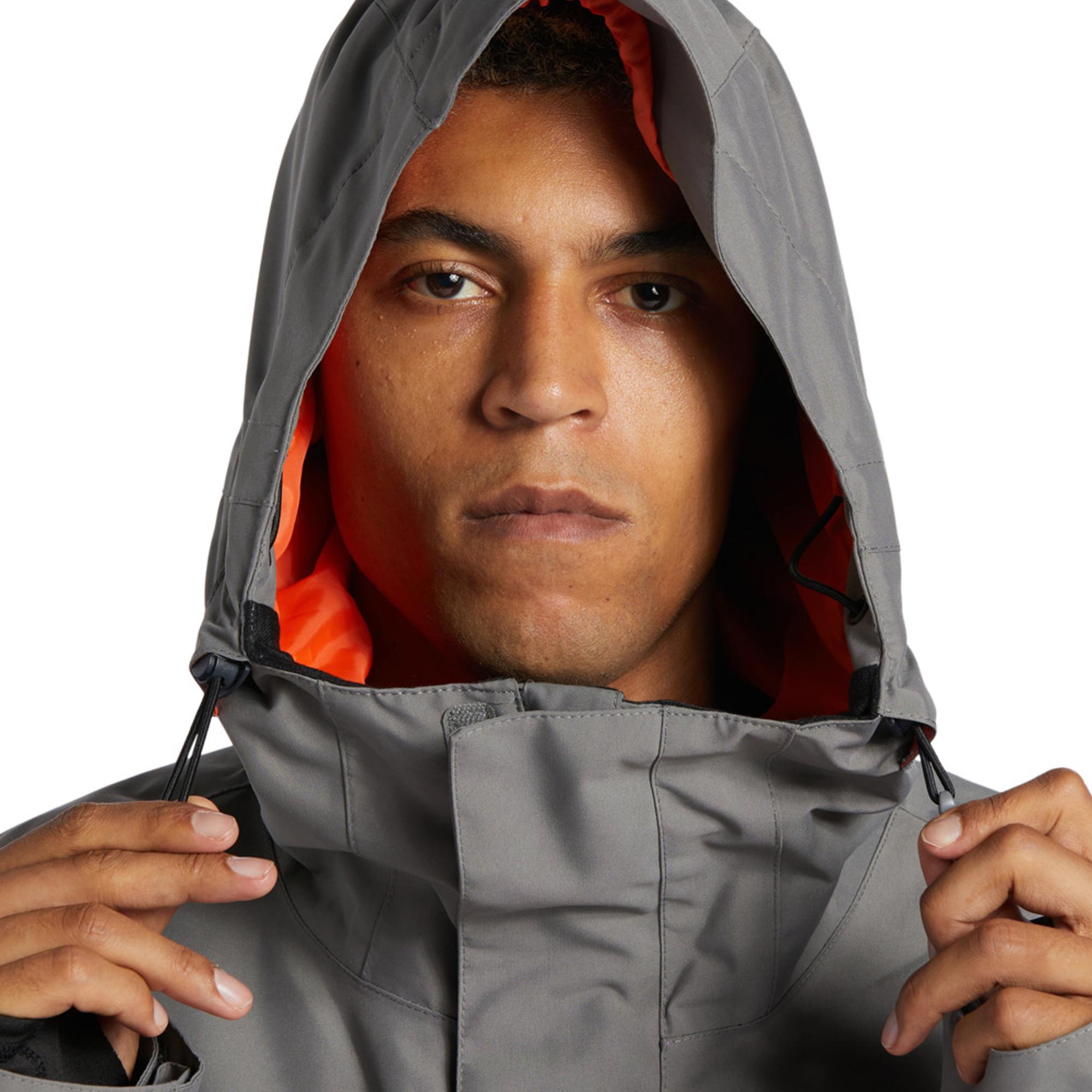 DC Erkek Snowboard Ceketi Defy Kurşuni Gri