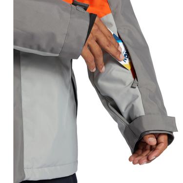  DC Erkek Snowboard Ceketi Defy Kurşuni Gri