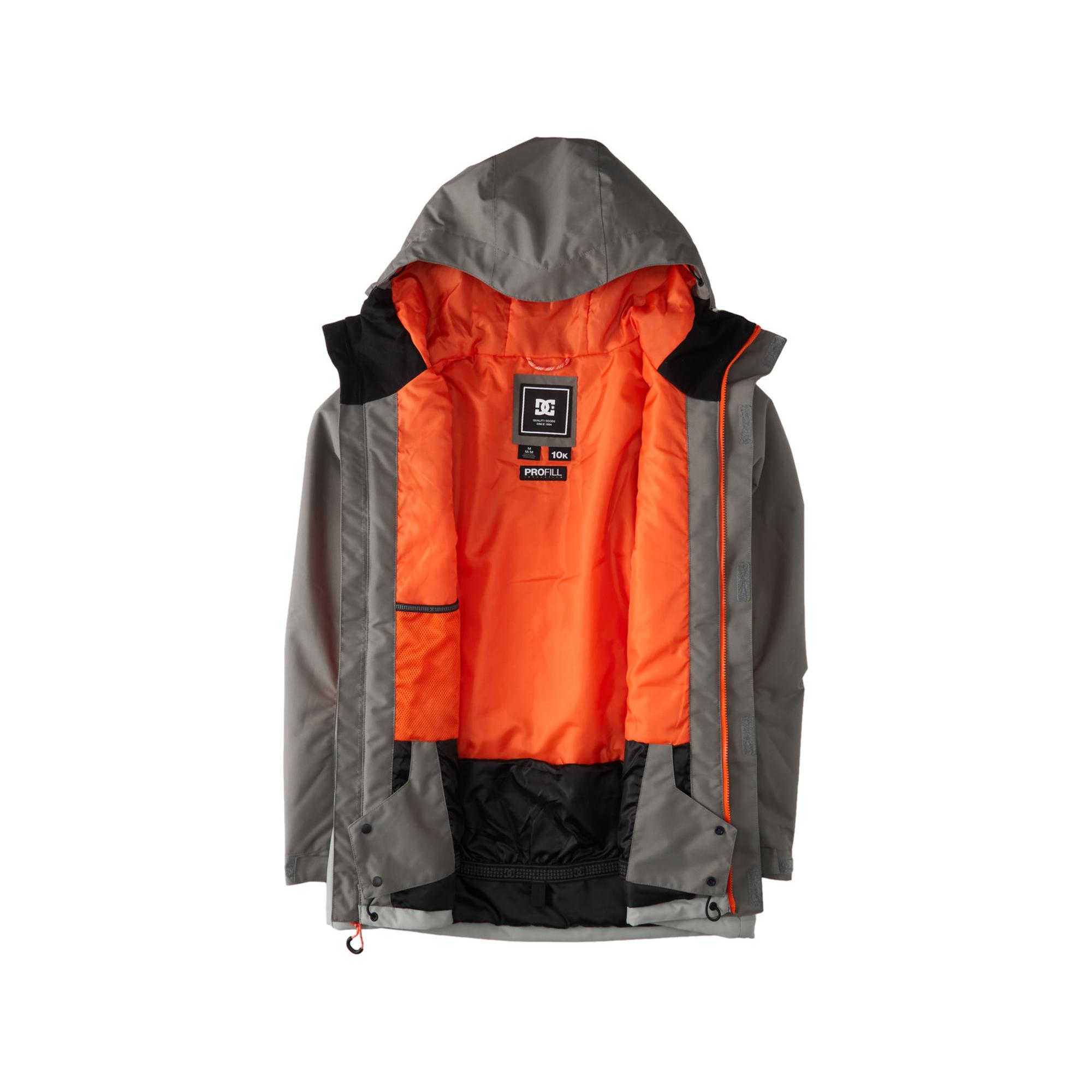 DC Erkek Snowboard Ceketi Defy Kurşuni Gri