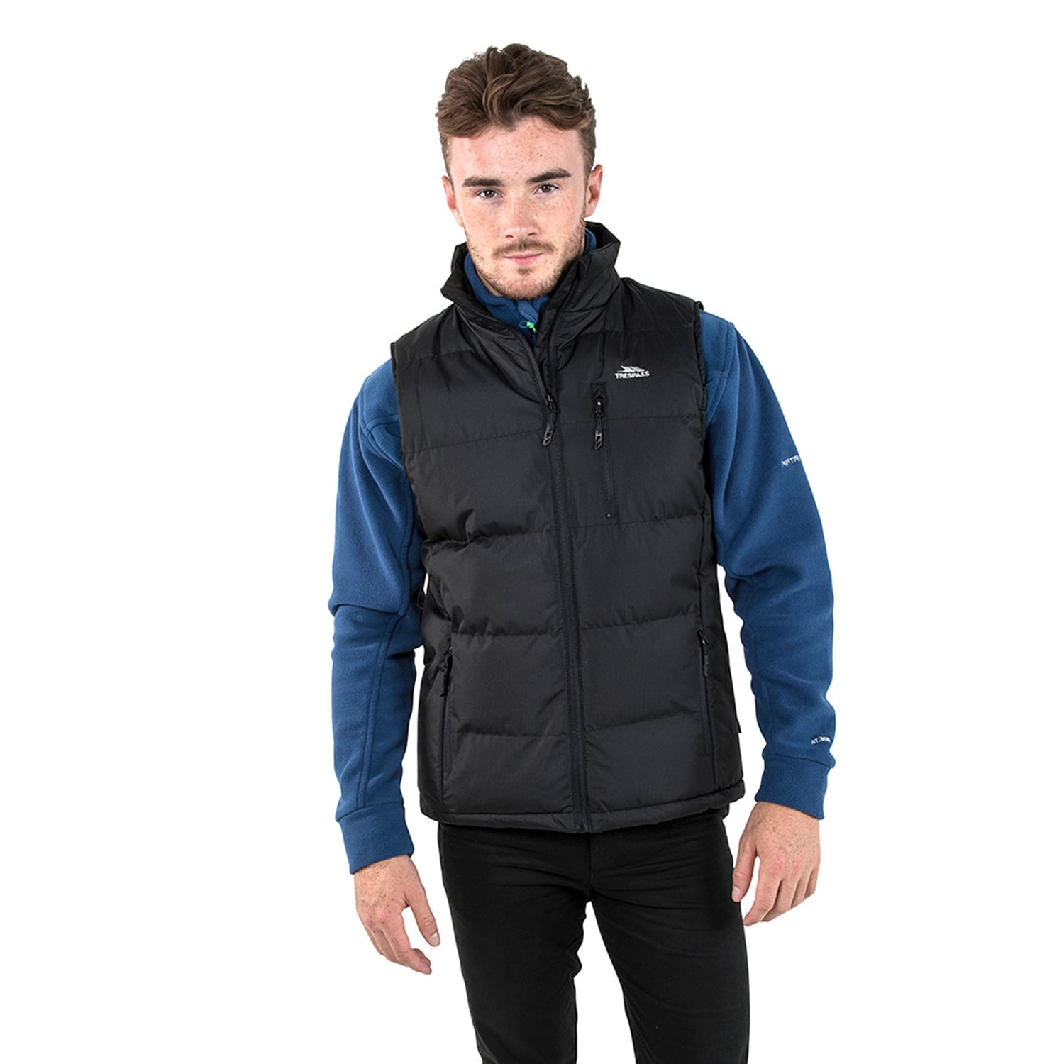  Trespass Clasp - Padded Gilet Erkek Siyah Yelek