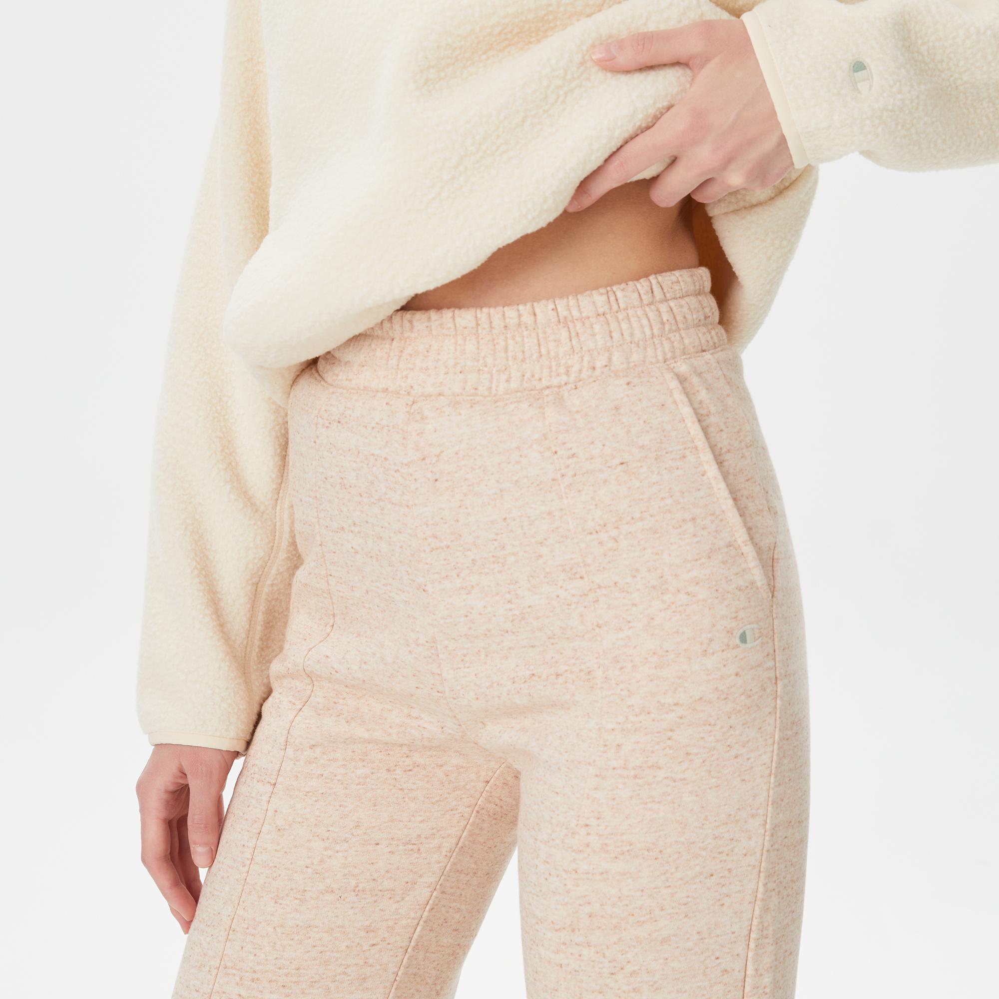 Champion Wide Leg Kadın Krem Rengi Eşofman Altı