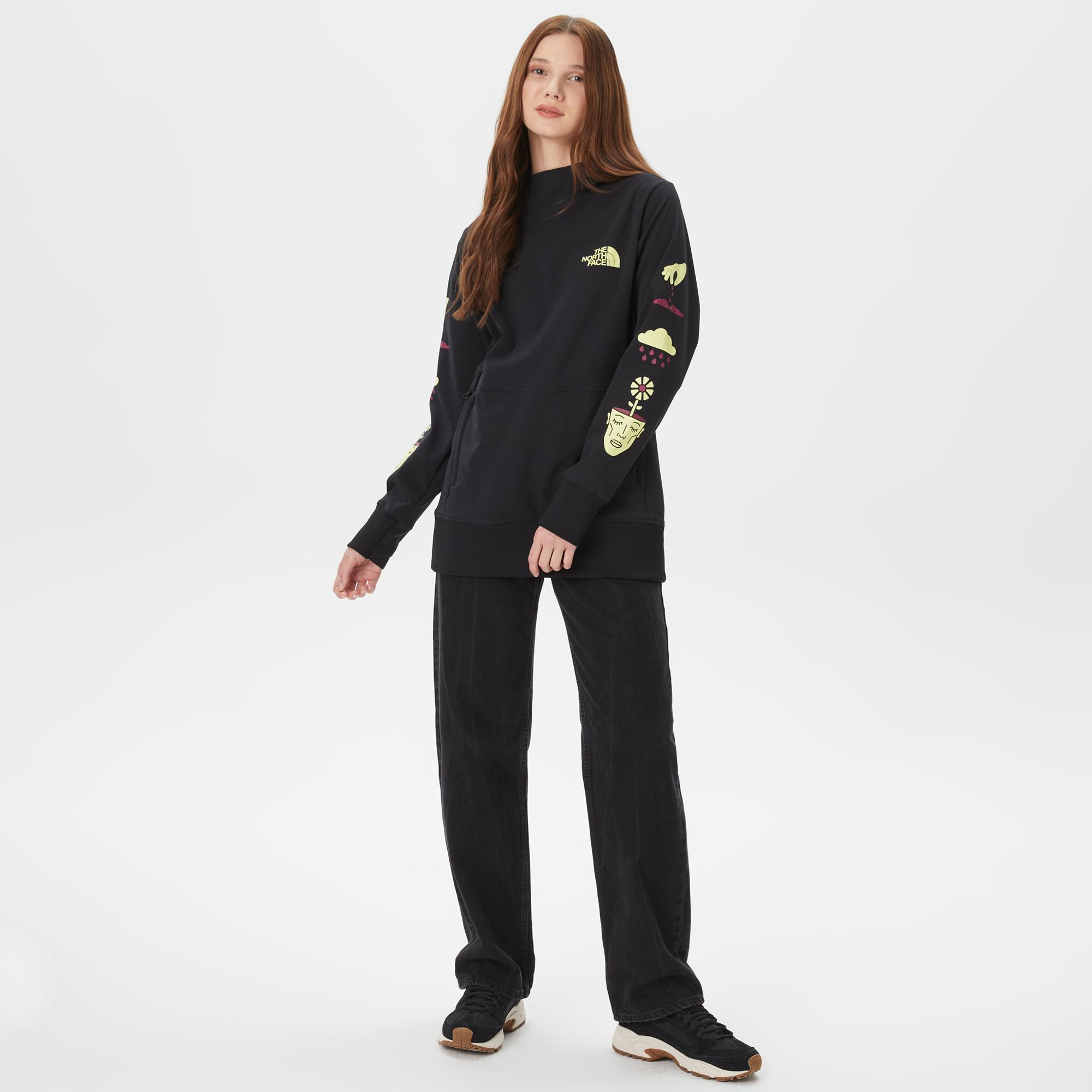 The North Face Tekno Pullover Siyah Kadın Hoodie