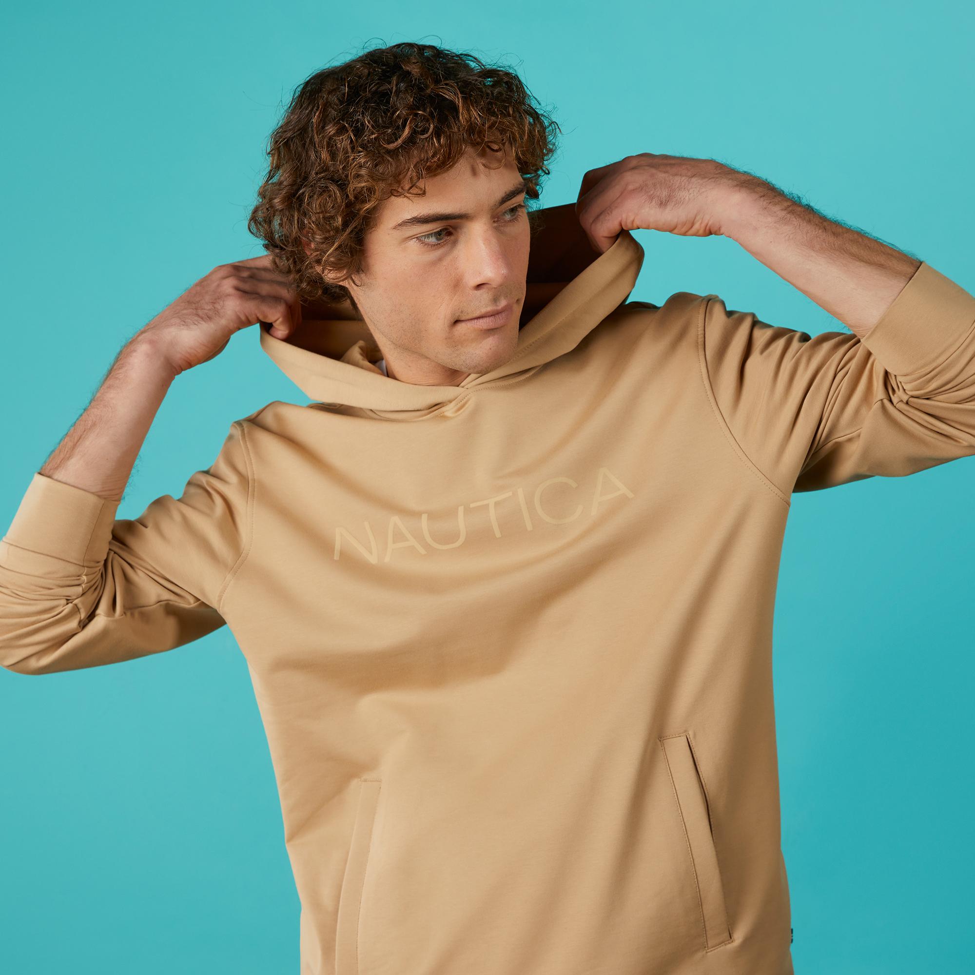 Nautica Erkek Bej Standart Fit Sweatshirt