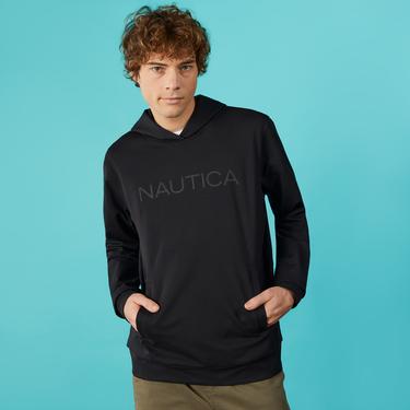  Nautica Erkek Siyah Standart Fit Sweatshirt