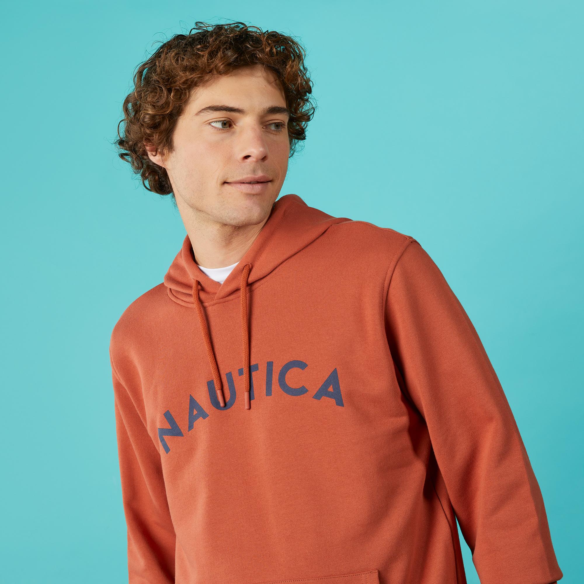 Nautica Erkek Kiremit Standart Fit Sweatshirt