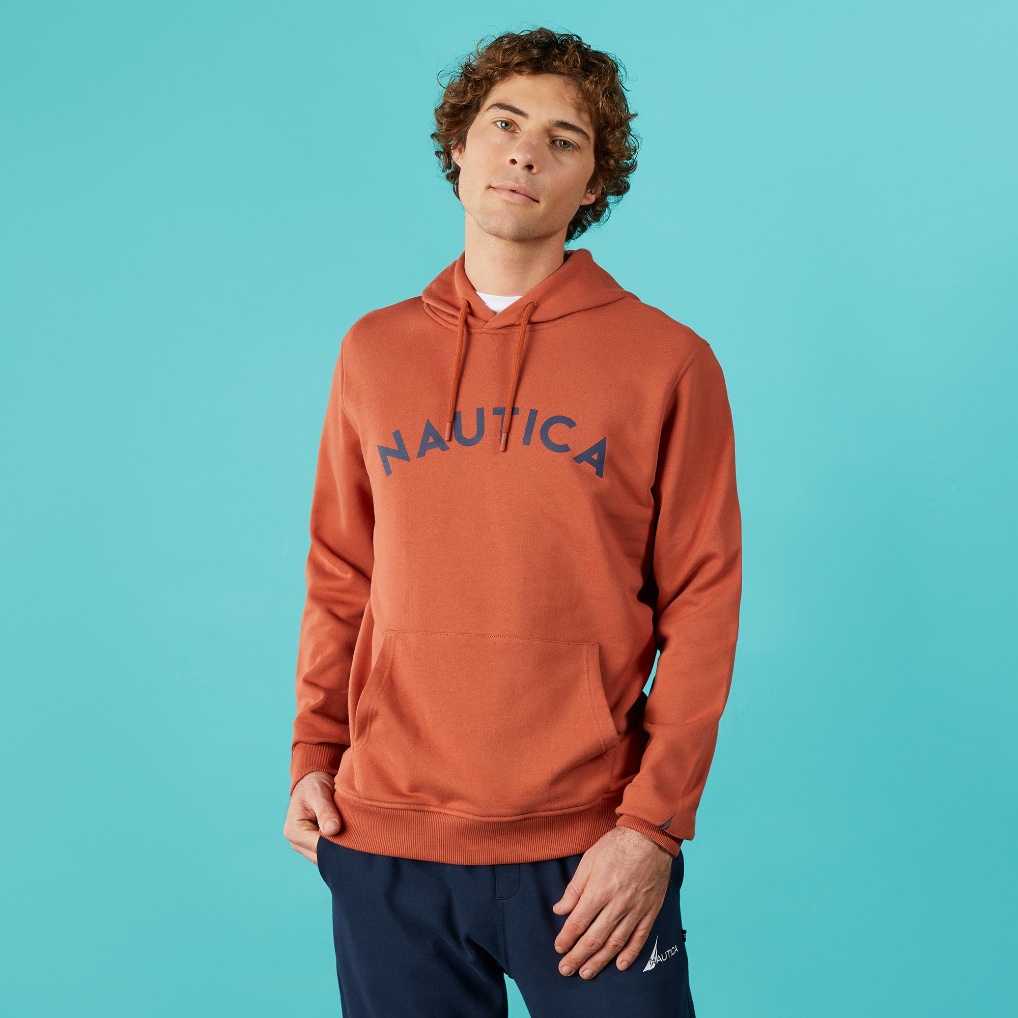Nautica Erkek Kiremit Standart Fit Sweatshirt