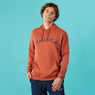  Nautica Erkek Kiremit Standart Fit Sweatshirt