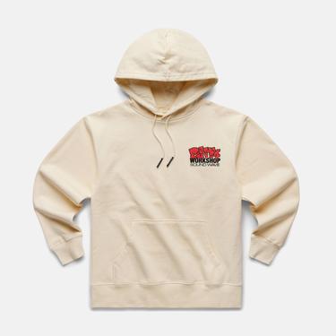  Market Soundwave Erkek Krem Hoodie