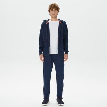  Nautica Erkek Lacivert Standart Fit Kapüşonlu Sweatshirt