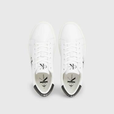  Calvin Klein Jeans Classic Cupsole Laceup Kadın Beyaz Sneaker