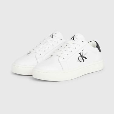  Calvin Klein Jeans Classic Cupsole Laceup Kadın Beyaz Sneaker