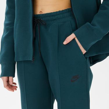  Nike Sportswear Tech Fleece Kadın Yeşil Eşofman Altı