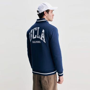  Ucla Pedro Erkek Mavi Kolej Mont
