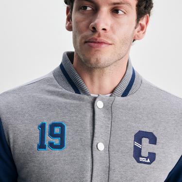  Ucla Pedro Erkek Gri Kolej Mont