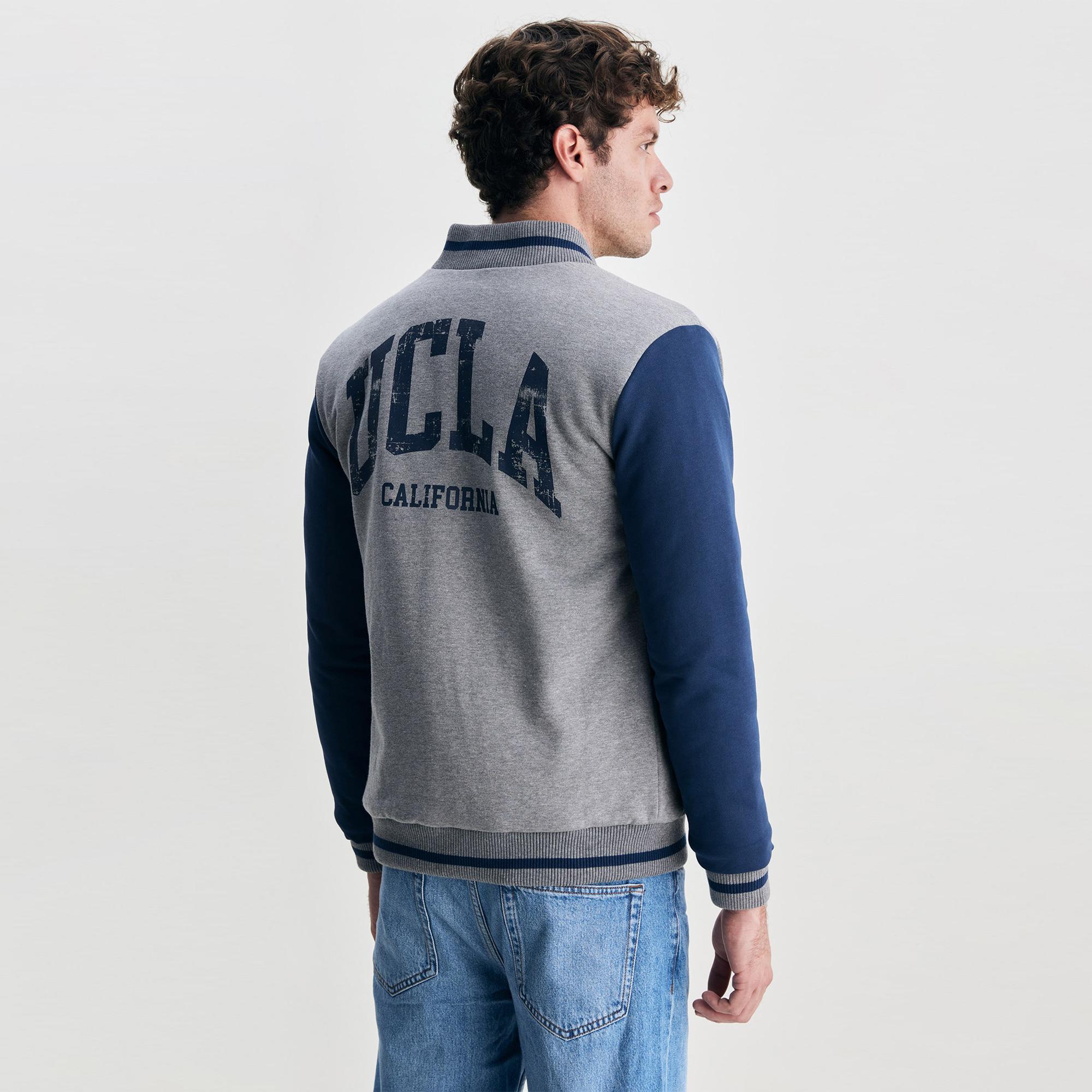 Ucla Pedro Erkek Gri Kolej Mont