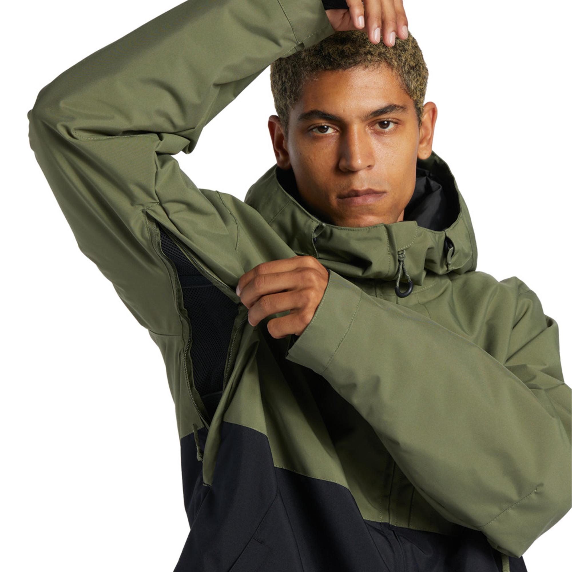 Dc Basis Erkek Yeşil Snowboard Ceketi