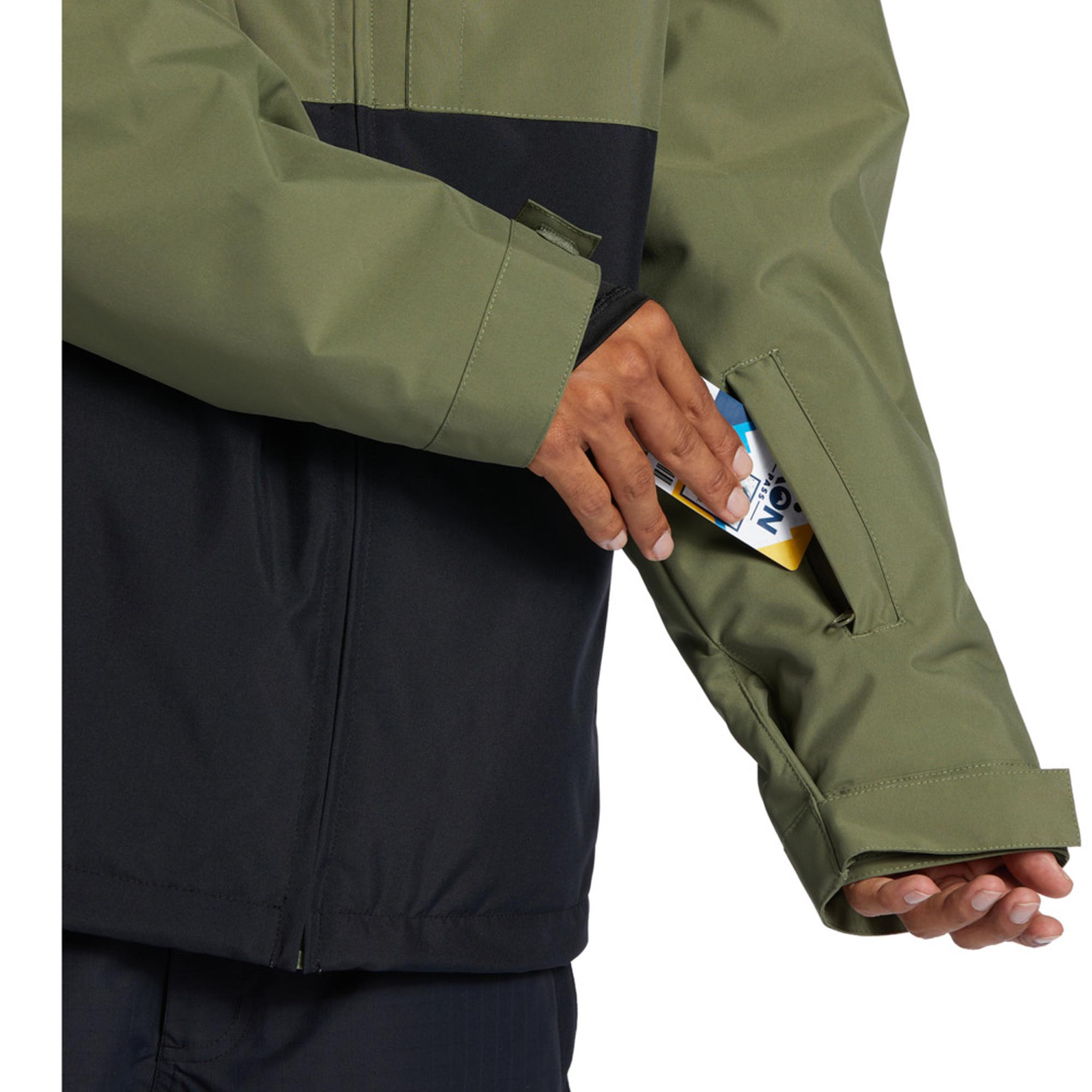 Dc Basis Erkek Yeşil Snowboard Ceketi