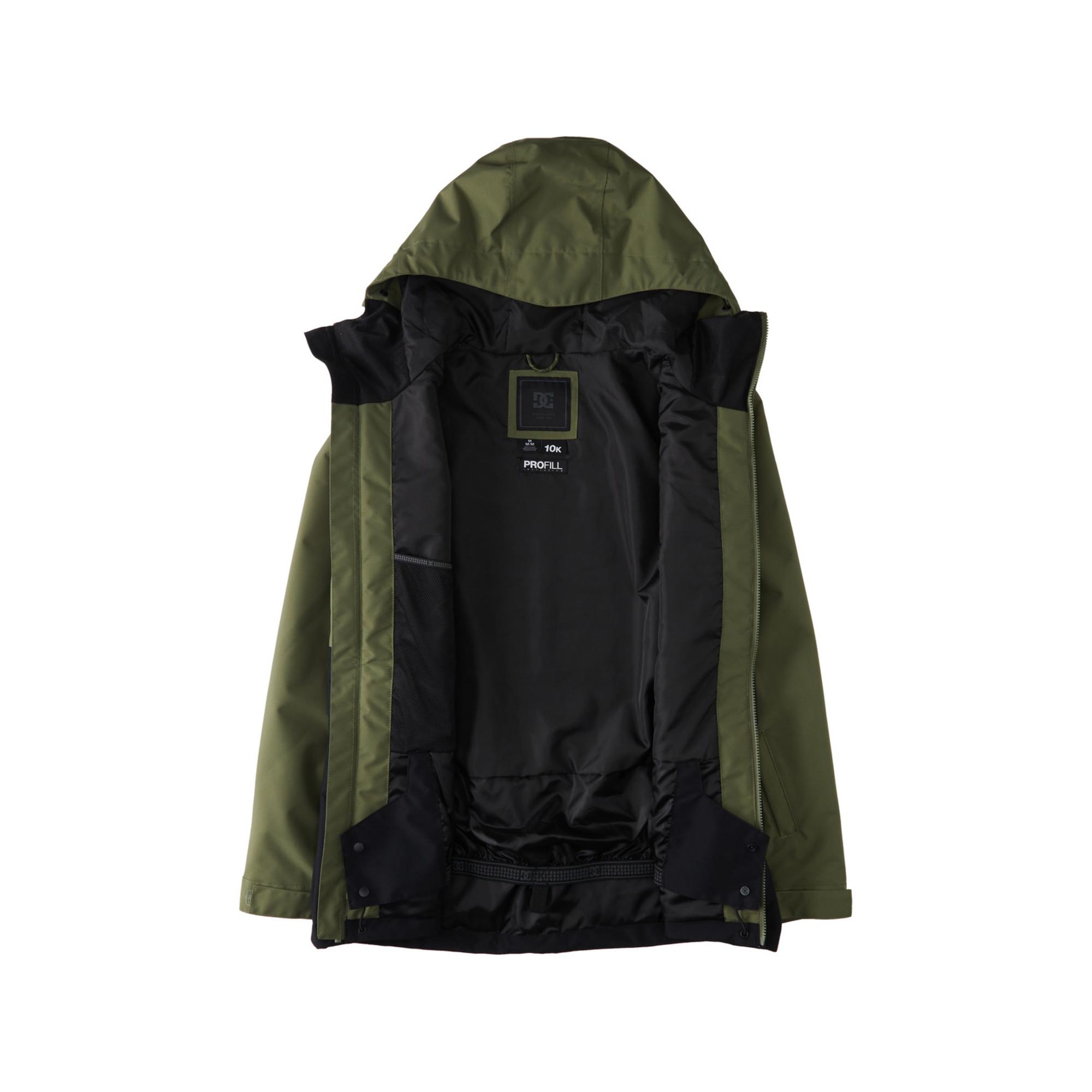 Dc Basis Erkek Yeşil Snowboard Ceketi