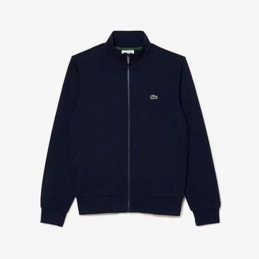  Erkek Regular Fit Fermuarlı Lacivert Sweatshirt