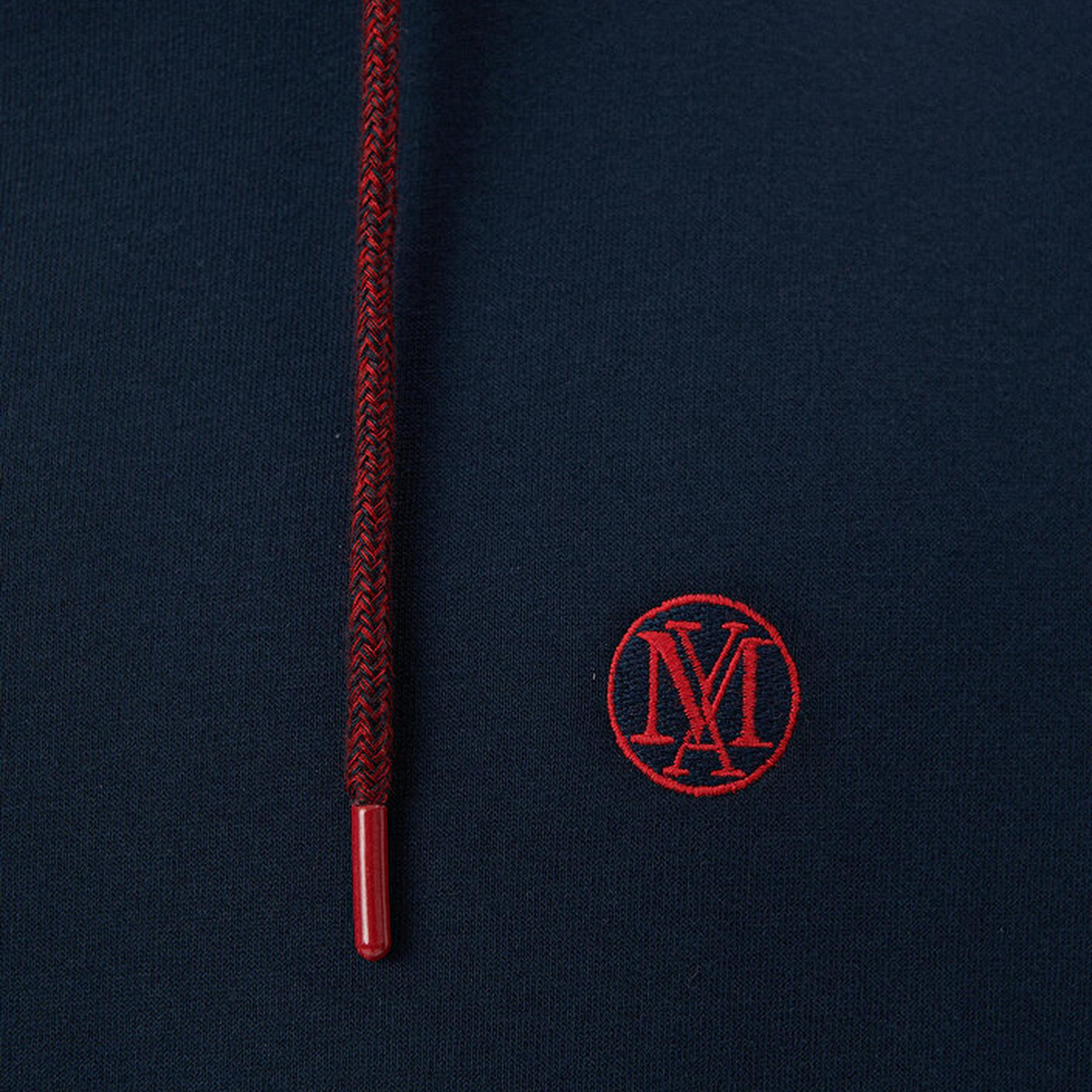 Mavi Mavi Logo Nakışlı Kapüşonlu Lacivert Sweatshirt 065809-29743