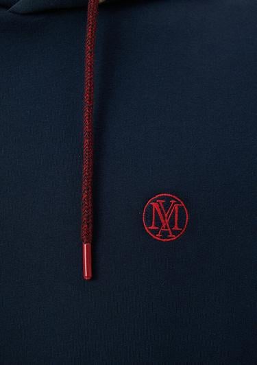  Mavi Mavi Logo Nakışlı Kapüşonlu Lacivert Sweatshirt 065809-29743