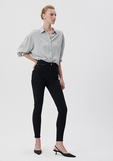  Mavi Serenay Siyah Gold Shape Jean Pantolon 100980-35248